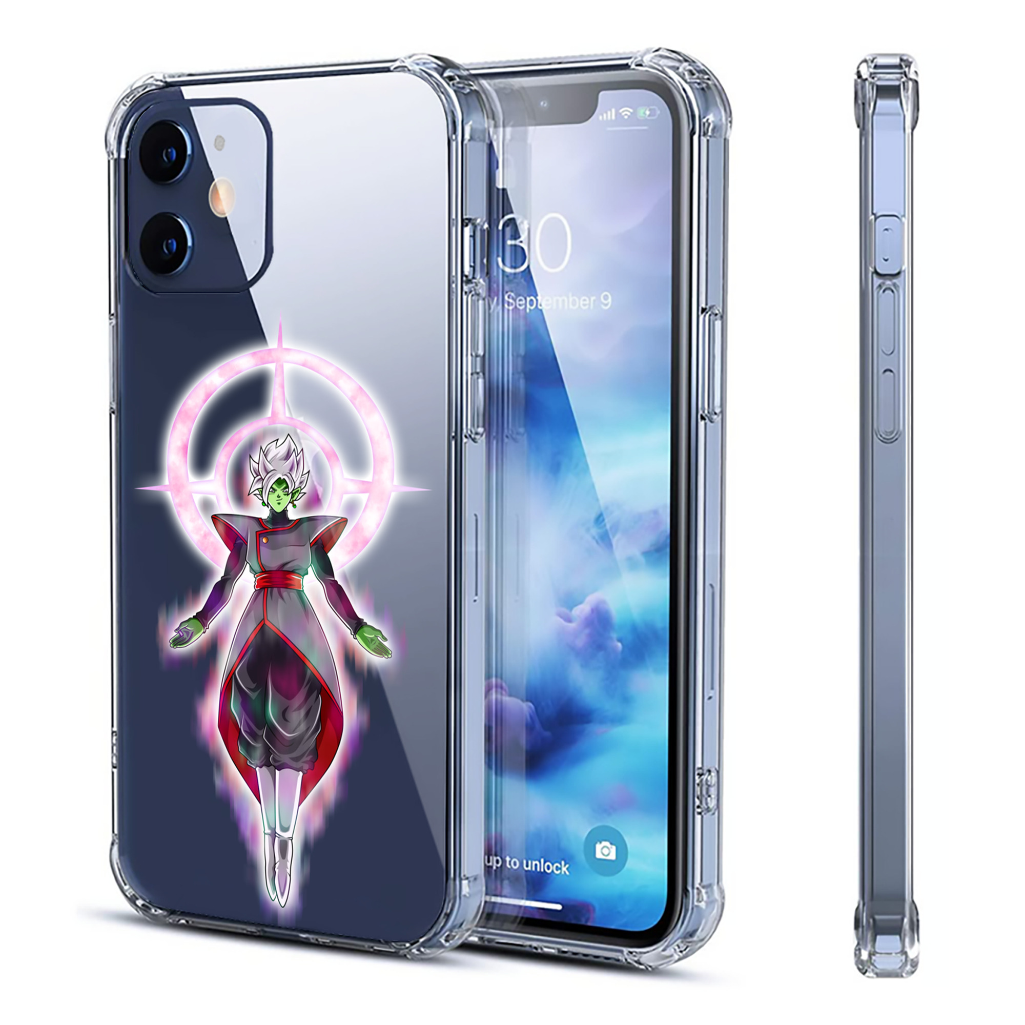 （画像用） ドラゴンボール DRAGON BALL 【iPhone 12シリーズ対応】透明スマホケース（クリアソフトケース）